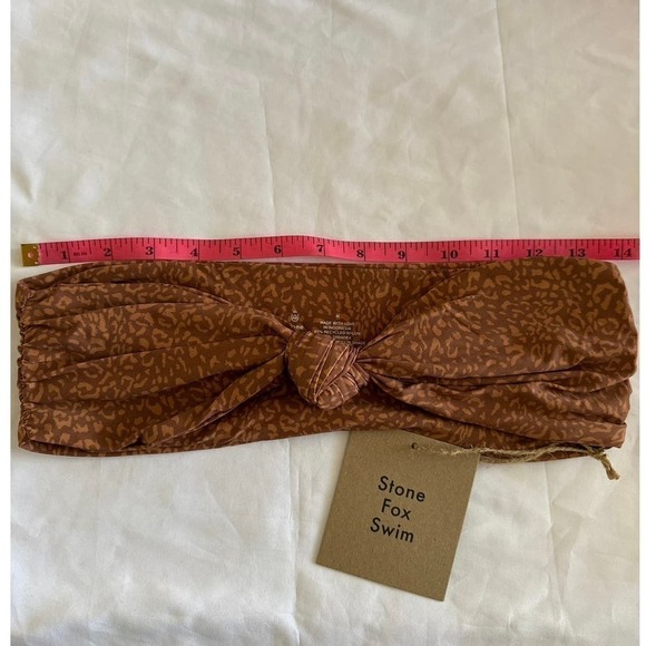 Stone Fox SWIM LELE TOP & RIVER BOTTOM TWO PIECES SET in WILD CAT MEDIUM NWT - Picture 5 of 16